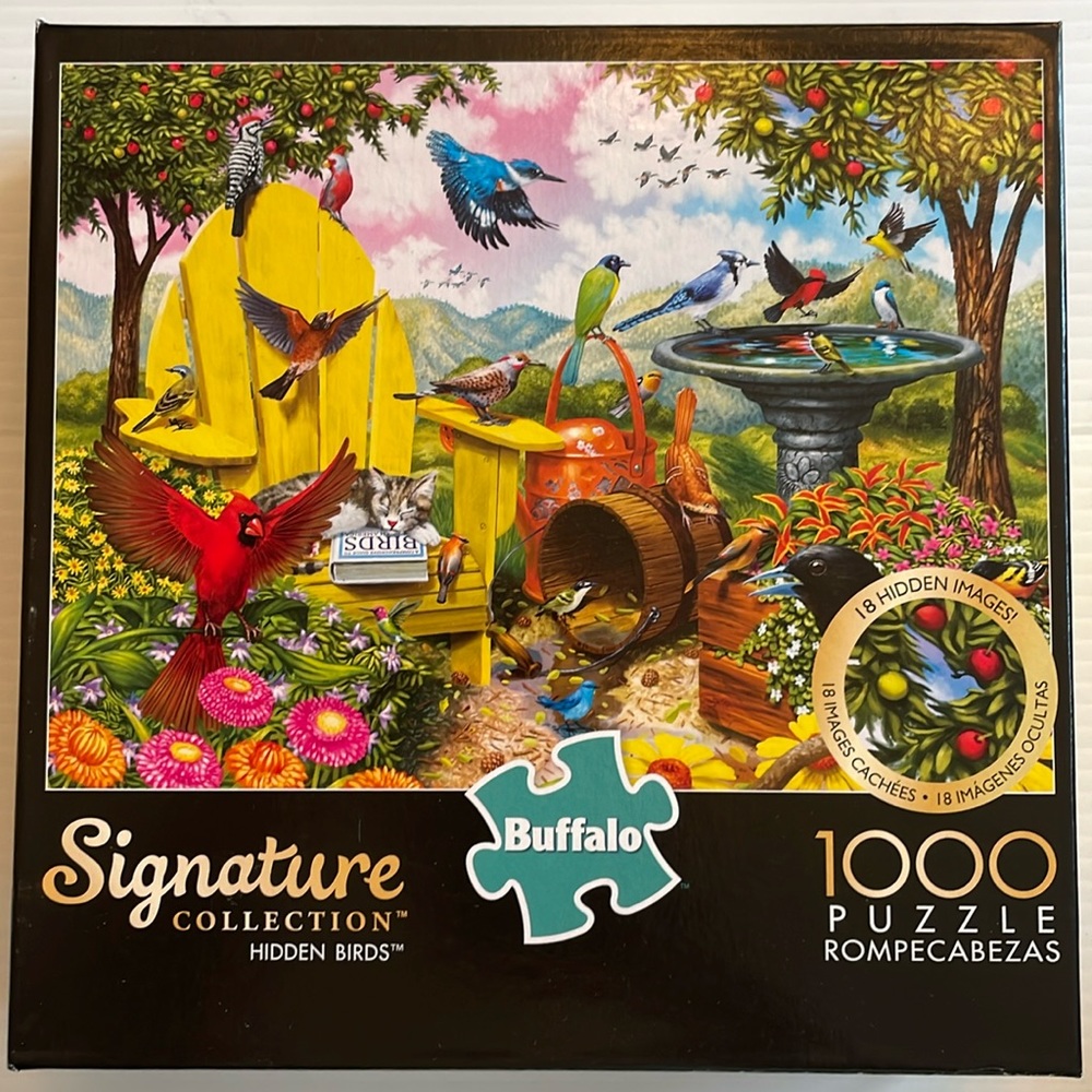 Buffalo Brand Signature Collection “Hidden Birds” 1000 piece puzzle